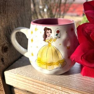 Disney Princess Belle of Beauty & The Beast Stoneware Mug Back & Front Design